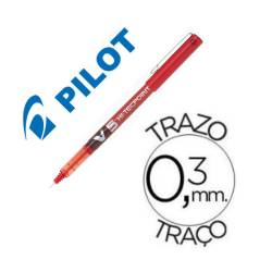 Rotulador Pilot V-5 Trazo 0,3 mm Rojo