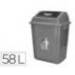 Papelera Q-Connect plastico de 58 litros