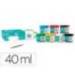 Tempera Escolar Liderpapel 7 Colores Surtidos 40ml + pincel