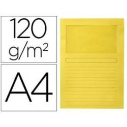Subcarpeta de cartulina Q-Connect Din A4 color amarillo