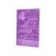 Cuaderno espiral Liderpapel Folio Tapa plastico 80 hojas Pautado 80g/m2 sin margen Color Violeta