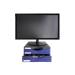 SOPORTE ARCHIVO 2000 PARA MONITOR POLIESTER 100% RECICLADO CON DOS CAJONES HASTA 10 KG COLOR NEGRO/AZUL