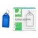 LLAVERO PORTAETIQUETAS Q-CONNECT PREMIUM COLOR AZUL CAJA DE 40 UNIDADES