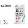 PINCEL CARIOCA RELLENABLE AGUA REDONDO CAJA DE 3 UNIDADES PUNTAS SURTIDAS