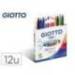 Lapices cera Giotto caja de 12 unidades colores surtidos