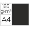 Cartulina Guarro din a4 negro 185 gr paquete 50 h