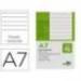 Bloc notas Liderpapel Din A-7 apaisado 80 hojas rayado horizontal 7 mm