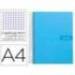 Bloc Liderpapel Din A4 crafy cuadrícula 4mm tapa forrada 90 gr 80 hojas color azul