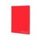 Cuaderno espiral Liderpapel Witty Tamaño folio 80 hojas Tapa dura Cuadricula 4 mm 75 g/m2 Con margen en color Rojo