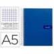 Bloc liderpapel Din A5 micro crafty cuadrícula 5mm tapa forrada 90 gr color azul