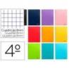 Bloc Liderpapel cuarto smart cuadrícula 8 mm 80 hojas tapa blanda 60 gr color “no se puede elegir”