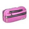 BOLSO ESCOLAR LIDERPAPEL PORTATODO OVALADO 3 BOLSILLOS VIOLETA PASTEL 195X40X100 MM