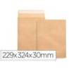 Sobre bolsa fuelle kraft Liderpapel 229x324 mm