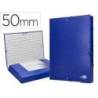 Carpeta de proyectos Liderpapel de carton con gomas Paper Coat lomo 50 mm azul