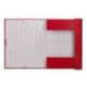 Carpeta de proyectos Liderpapel de carton con gomas Paper Coat lomo 50 mm rojo