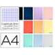 Bloc Liderpapel DIN A4 wonder milimetrado 3mm con margen tapa plástico 90 gr color “no se puede elegir”