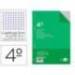 Recambio Liderpapel Cuarto 6 taladros 60 gr cuadrícula 3mm