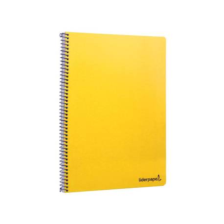 Cuaderno espiral Liderpapel 80 hojas DIN A4 Tapa blanda (08189)