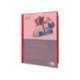 Carpeta dossier con doble bolsa Liderpapel Din A4 color rojo