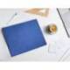 Carpeta 4 anillas carton forrado Liderpapel Paper Coat lomo 60 mm azul