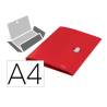 CARPETA LEITZ RECYCLE GOMAS TRES SOLAPAS DIN A4 POLIPROPILENO ROJO