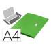 CARPETA LEITZ RECYCLE GOMAS TRES SOLAPAS DIN A4 POLIPROPILENO VERDE