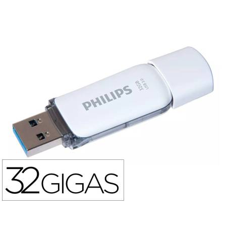 MEMORIA USB PHILIPS FLASH USB 3.0 32GB SNOW GREY