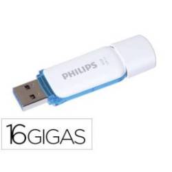 MEMORIA USB PHILIPS FLASH USB 3.0 16GB SNOW BLUE