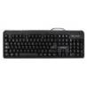 TECLADO Q-CONNECT NEGRO CON CABLE 1,5 M COMPATIBLE WINDOWS 95 / 98 / NT / ME / 2000 / XP / 7 / 8 / VISTA