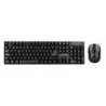 SET TECLADO + RATON INALAMBRICO Q-CONNECT 2.4G NEGRO COMPATIBLE WINDOWS 98 / NT / ME / 2000 / XP / 7 /