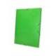 Carpeta clasificadora carton gomas Paper Coat Liderpapel verde