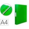 Carpeta de 4 anillas Beautone polipropileno lomo 40 mm Din A4 verde