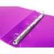 Carpeta Liderpapel 4 anillas polipropileno DIN A4 25mm color rosa