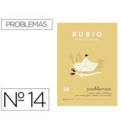 Cuaderno Rubio Problemas nº 14 Sumar, restar, multiplicar por varias cifras y dividir por una cifra