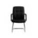 SILLA Q-CONNECT ESCRITORIO PIA VE SIMIL PIEL BASE METALICA ALT MAX 1050 ANC 610 PROF 680 COLOR NEGRO