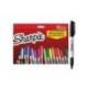 ROTULADOR SHARPIE PERMANENTE FINO PACK VUELTA AL COLE PEZ BLISTER DE 18 UNIDADES COLORES SURTIDOS