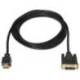 CABLE AISENS DVI A HDMI DVI18+1/M-HDMI A/M FULL HD COLOR NEGRO LONGITUD 1,8 M