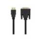 CABLE AISENS DVI A HDMI DVI18+1/M-HDMI A/M FULL HD COLOR NEGRO LONGITUD 1,8 M