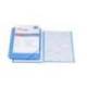 CARPETA PARDO ESCAPARATE CON ESPIRAL 30 FUNDAS POLIPROPILENO CON GOMAS DIN A4 PERSONALIZABLE COLOR AZUL