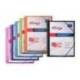 CARPETA PARDO ESCAPARATE CON ESPIRAL 40 FUNDAS FOLIO PERSONALIZABLE COLOR LILA