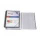 CARPETA PARDO ESCAPARATE CON ESPIRAL 30 FUNDAS FOLIO PERSONALIZABLE COLOR NEGRA