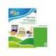 ETIQUETA ADHESIVA TICO VERDE FLUOR PERMANENTE FSC LASER/ INKJET/FOTOCOPIA 210X297 MM CAJA DE 70 UNIDADES
