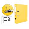 Archivador de palanca Liderpapel Documenta folio color amarillo