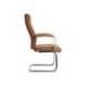 SILLA Q-CONNECT ESCRITORIO MOD ENA SIMIL PIEL BASE METALICA ALT MAX 1050 ANC 630 PROF 650 COLOR CREMA