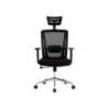 SILLA GIRATORIA Q-CONNECT ERGONOMICA RESPALDO ALTO Y REPOSACABEZA AJUSTABLE EN ALTURA 1180+100X630X625 MM