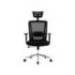 SILLA GIRATORIA Q-CONNECT ERGONOMICA RESPALDO ALTO Y REPOSACABEZA AJUSTABLE EN ALTURA 1180+100X630X625 MM