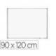 PIZARRA BLANCA ROCADA LACADA MAGNETICA MARCO ALUMINIO CON CANTONERAS 90X120 CM