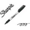 Rotulador Sharpie Permanente Color Negro Punta fina Caja 12 unidades