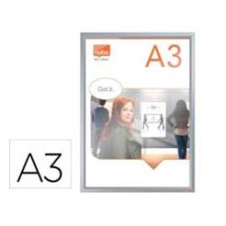 MARCO PORTA ANUNCIOS NOBO IMPRESSION PRO DIN A3 MARCO DE CLIP ALUMINIO 320X17X445 MM