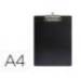 PORTANOTAS MAUL FLEXX DIN A4 POLIPROPILENO CON PINZA COLOR NEGRO